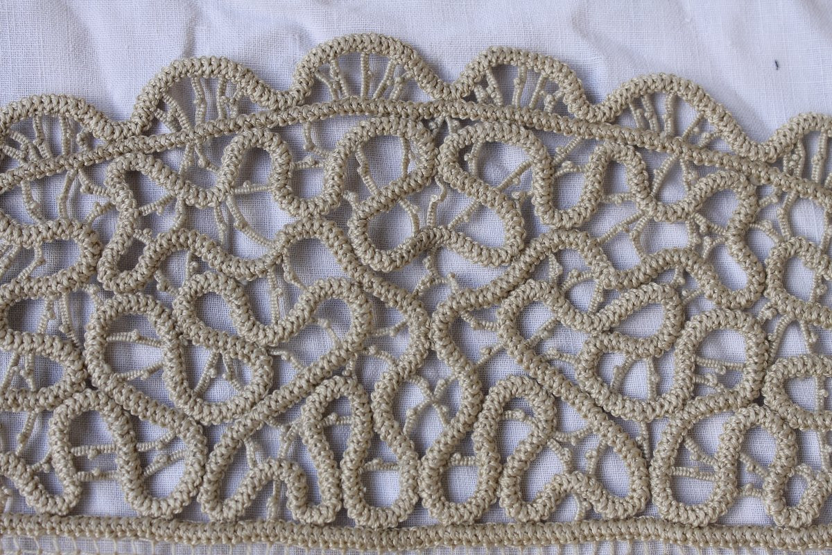 Art Deco Lace Centerpieces, Set Of 3-photo-5