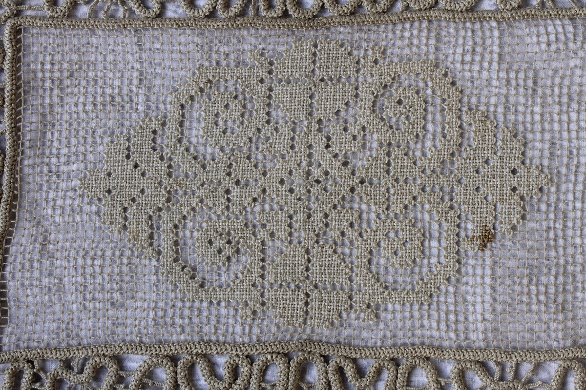 Art Deco Lace Centerpieces, Set Of 3-photo-6