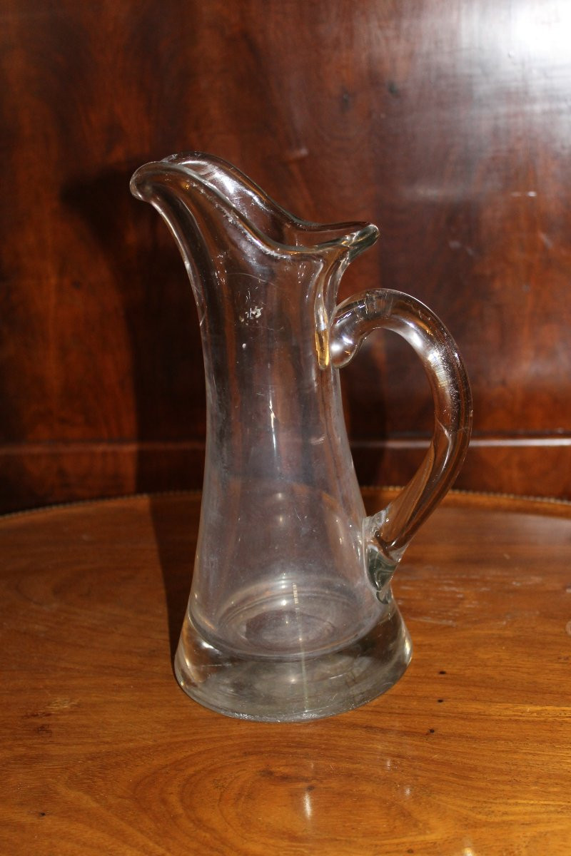 Pichet normand en verre époque fin 18ème-photo-2