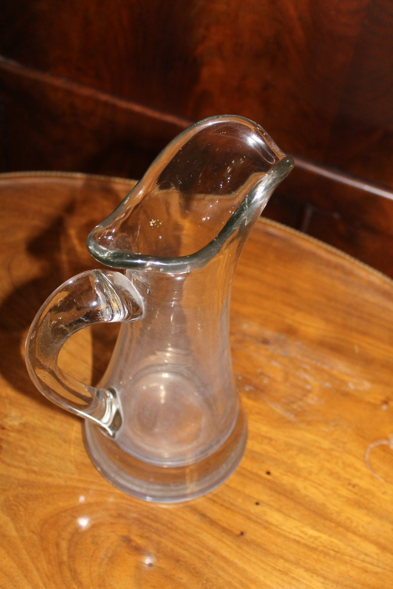 Pichet normand en verre époque fin 18ème-photo-1