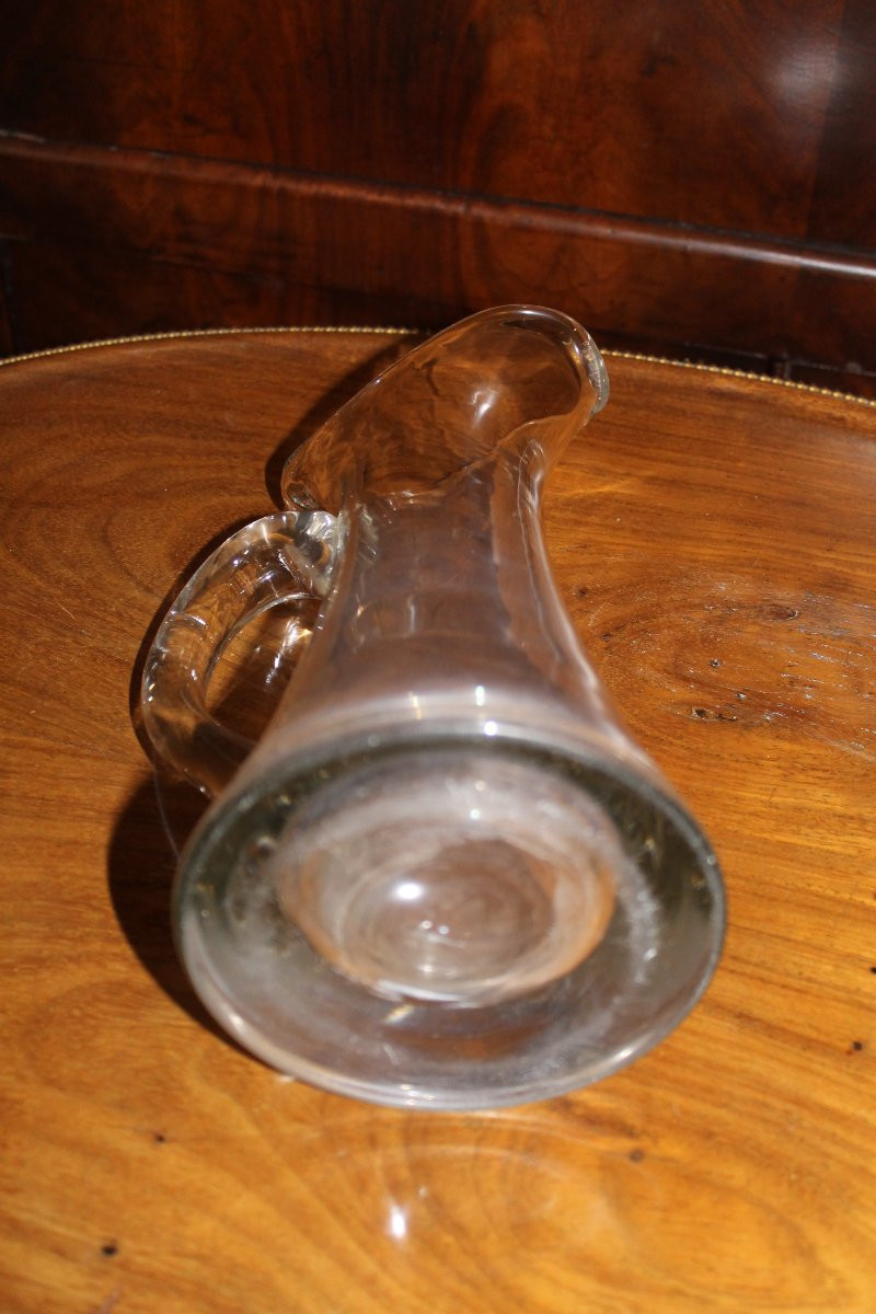 Pichet normand en verre époque fin 18ème-photo-2