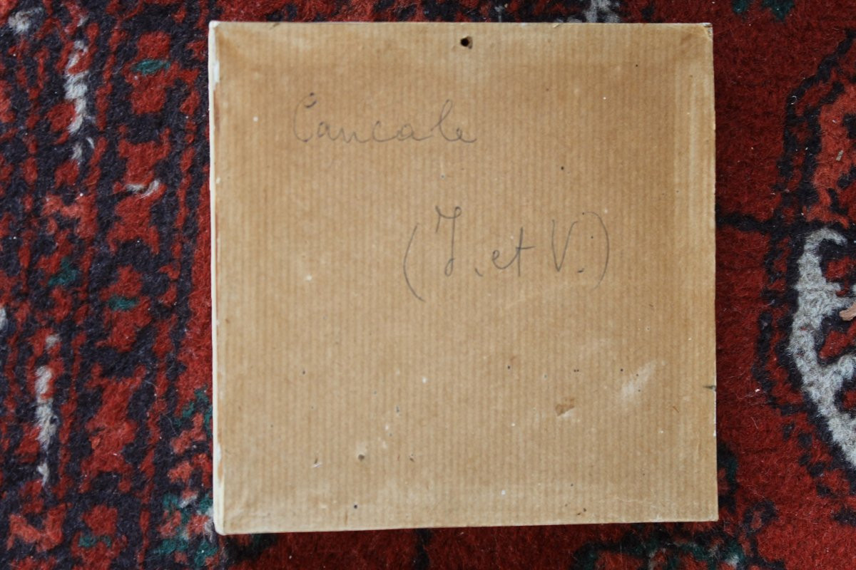 4 vues de Bretagne encadrées Saint Servan sur mer, Concarneau, Quiberon, Cancale huiles signées-photo-2