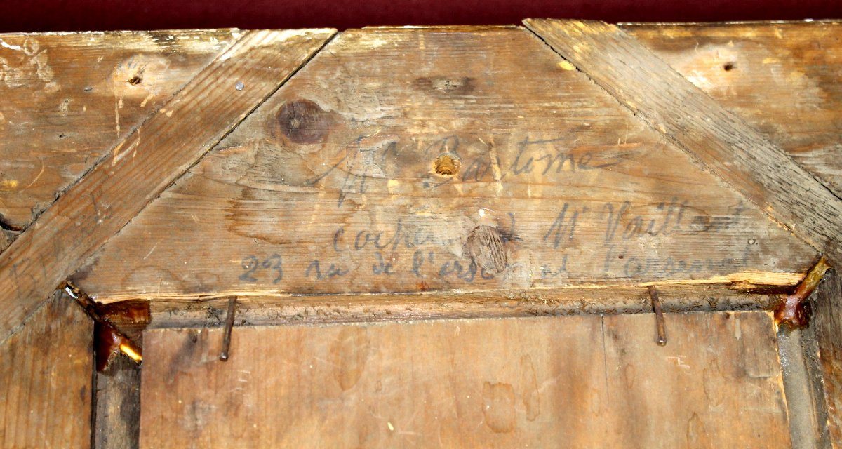 Pair Of Framed Oil Paintings On Panel Depicting Musketeers In Theatrical Scenes, 19th Century-photo-8