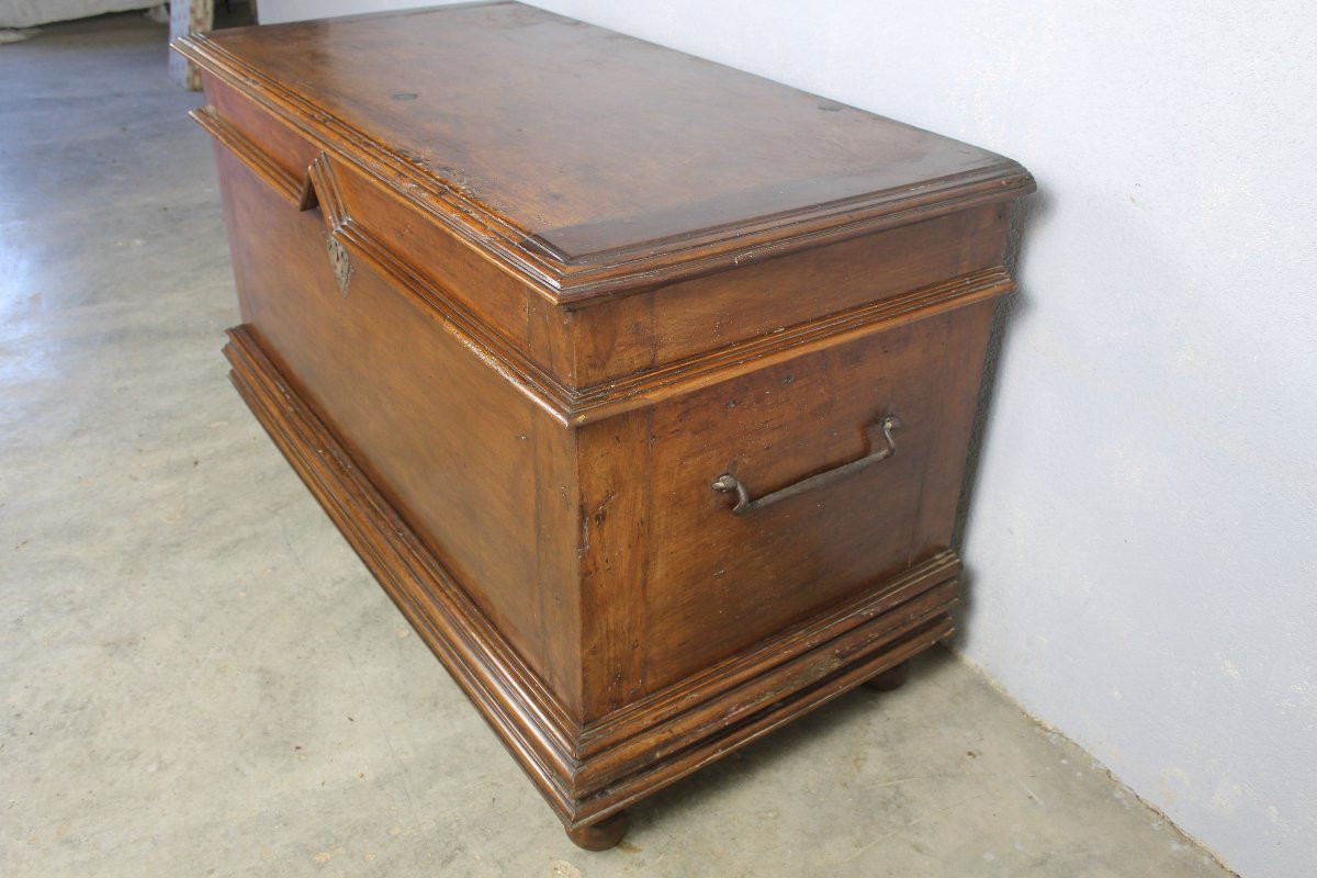 Louis XIV Period Walnut Chest, Périgord Origin, 18th Century-photo-1
