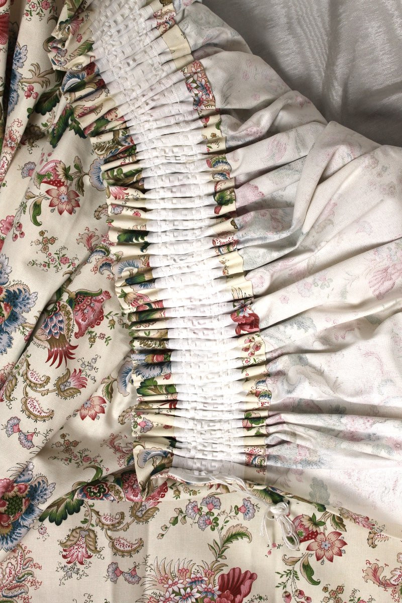 Pair Of Indian-style Chintz Curtains - Length: 3 Meters-photo-6