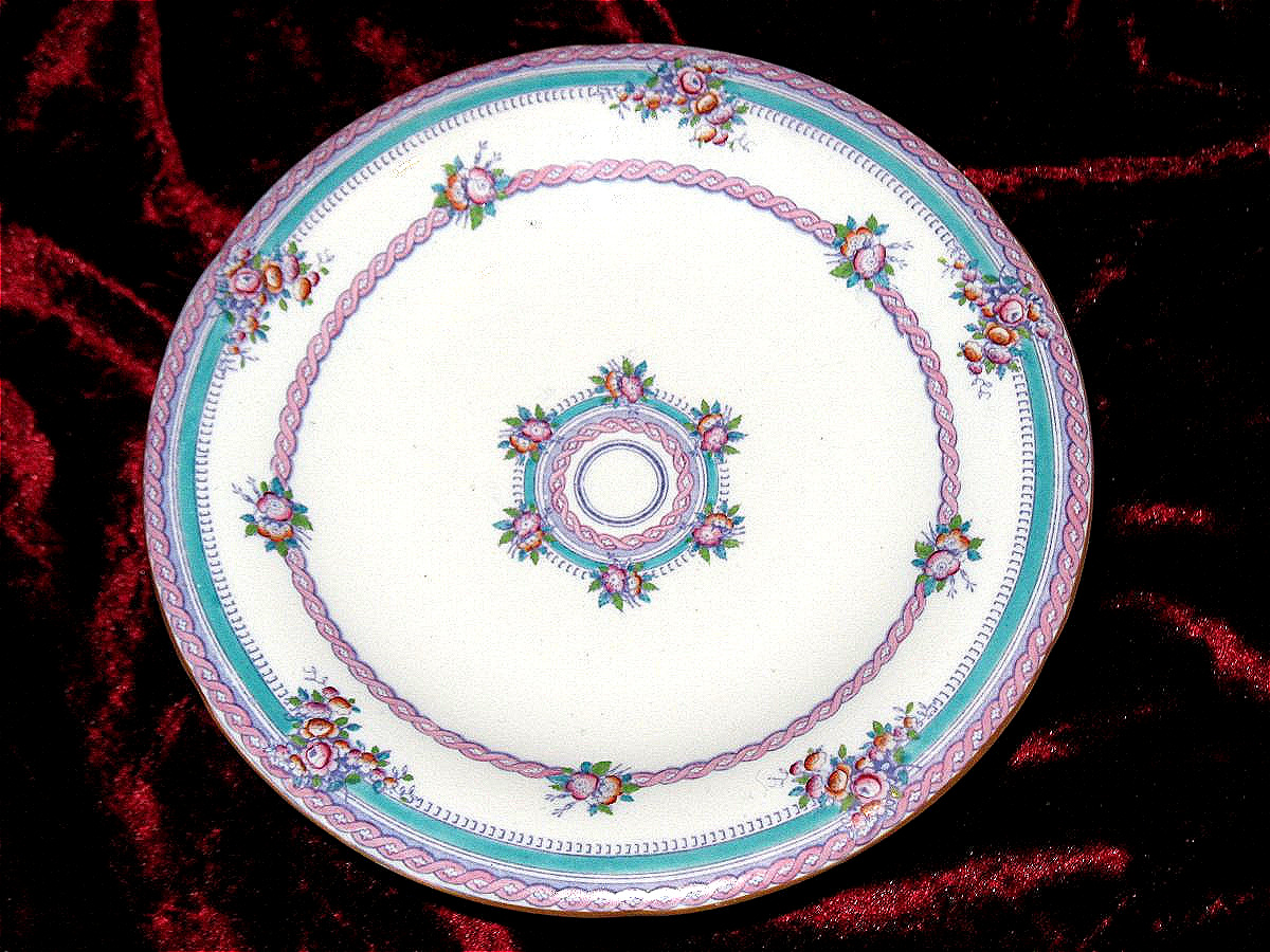 Service à dessert en faïence anglaise époque 19ème 