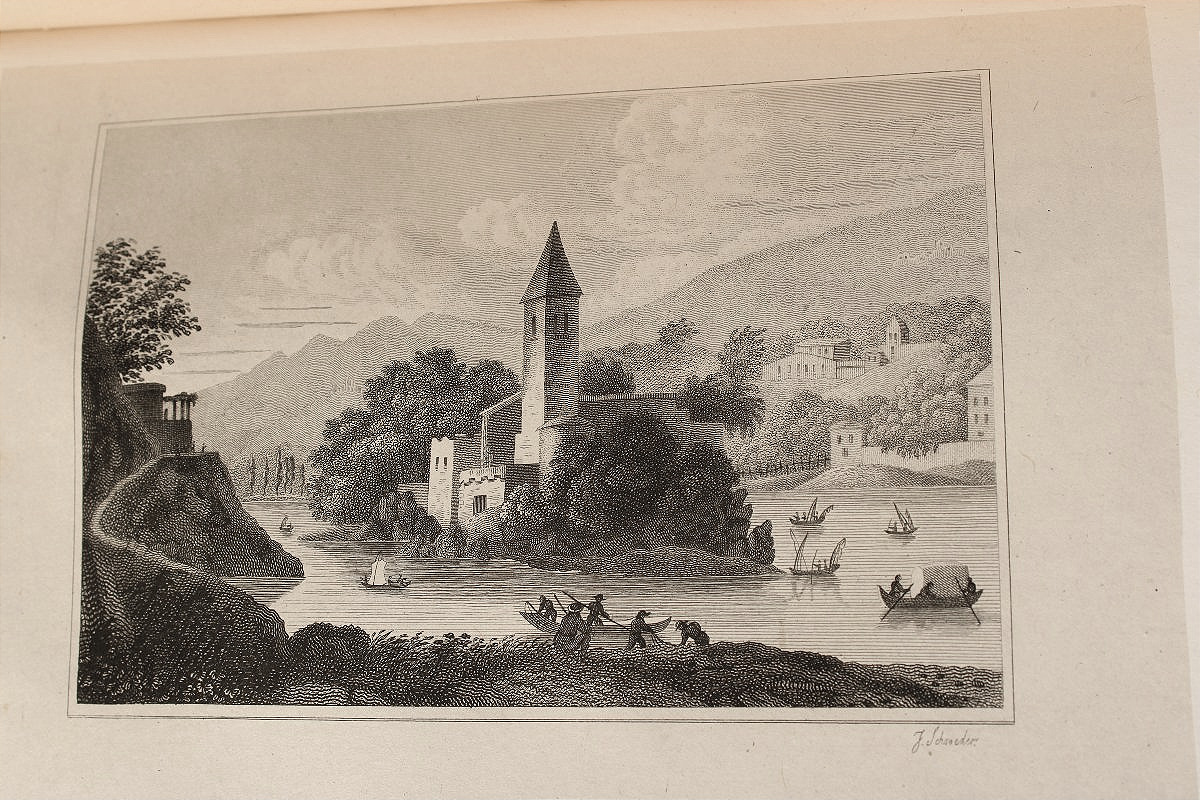 Histoire de Lyon par P. Clerion en 6 tomes avec 54 planches HT reliure dos cuir édition de 1829-photo-6