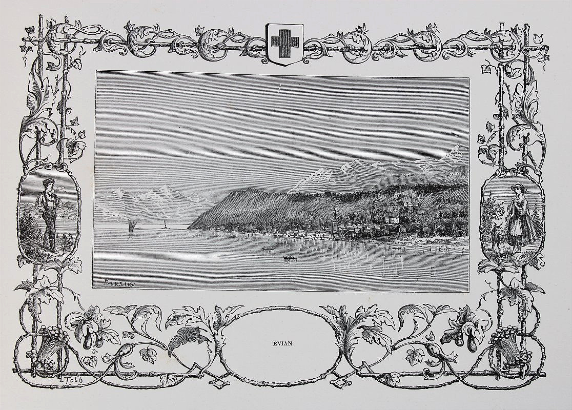 Album pittoresque d'un voyage en Suisse Le Léman ouvrage illustré de 32 gravures ép. fin 19ème-photo-6