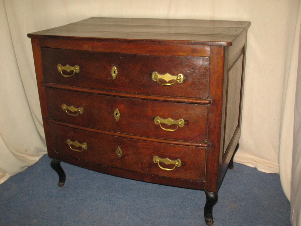 Chest Of Drawers Oak XVIIIth