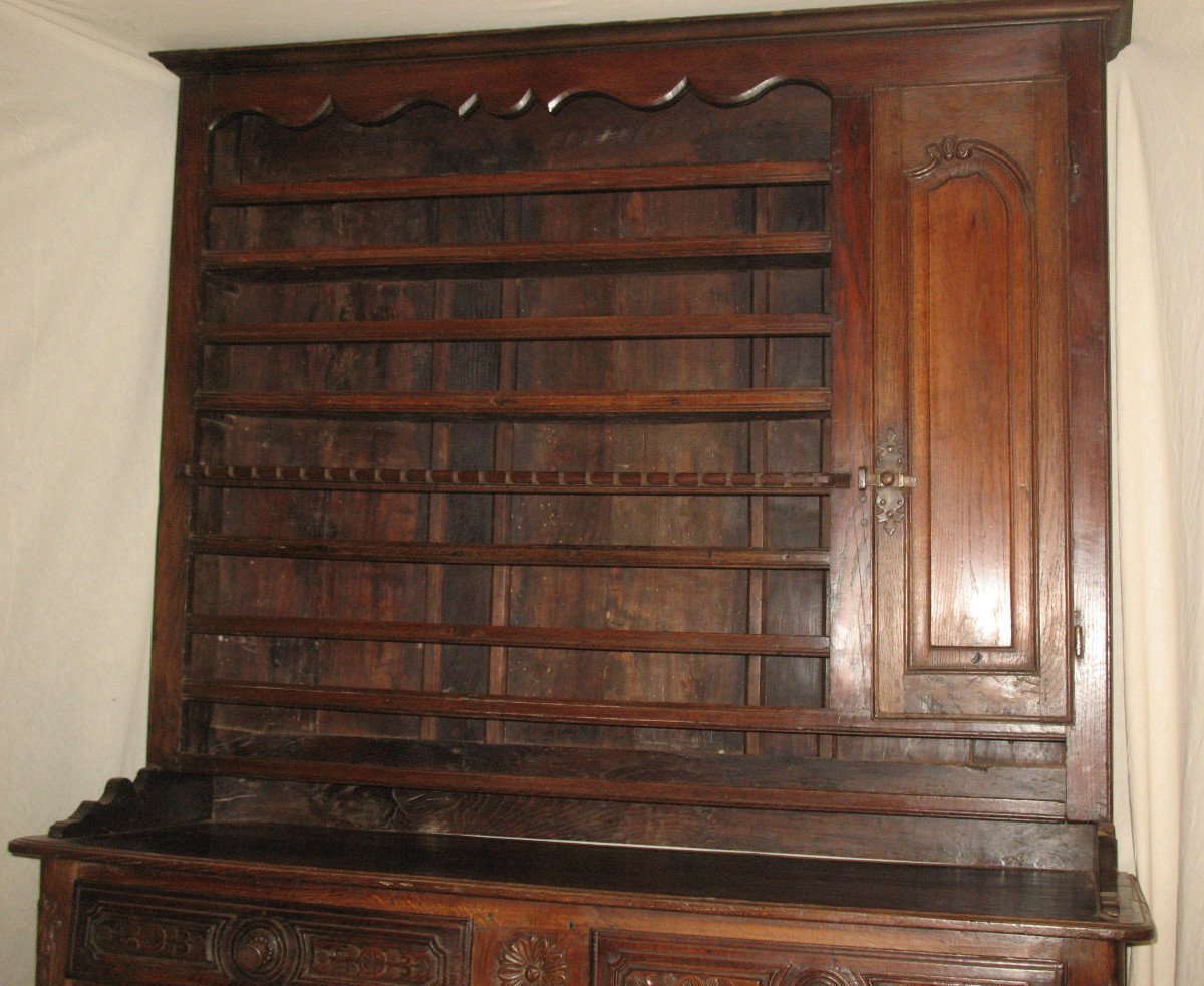 Buffet Dresser 2 Corps In Oak XVIII-photo-3