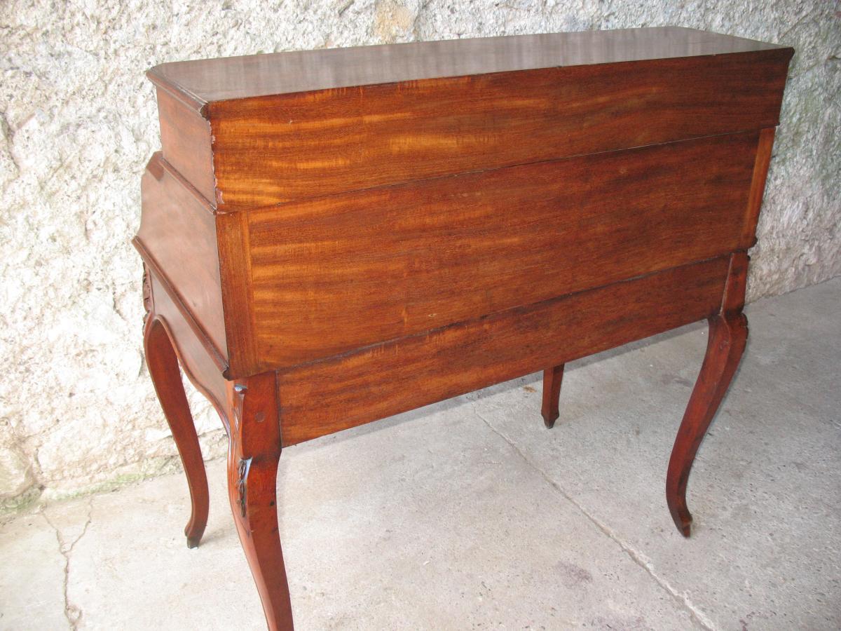 Office Cylinder Napoleon III Mahogany-photo-4