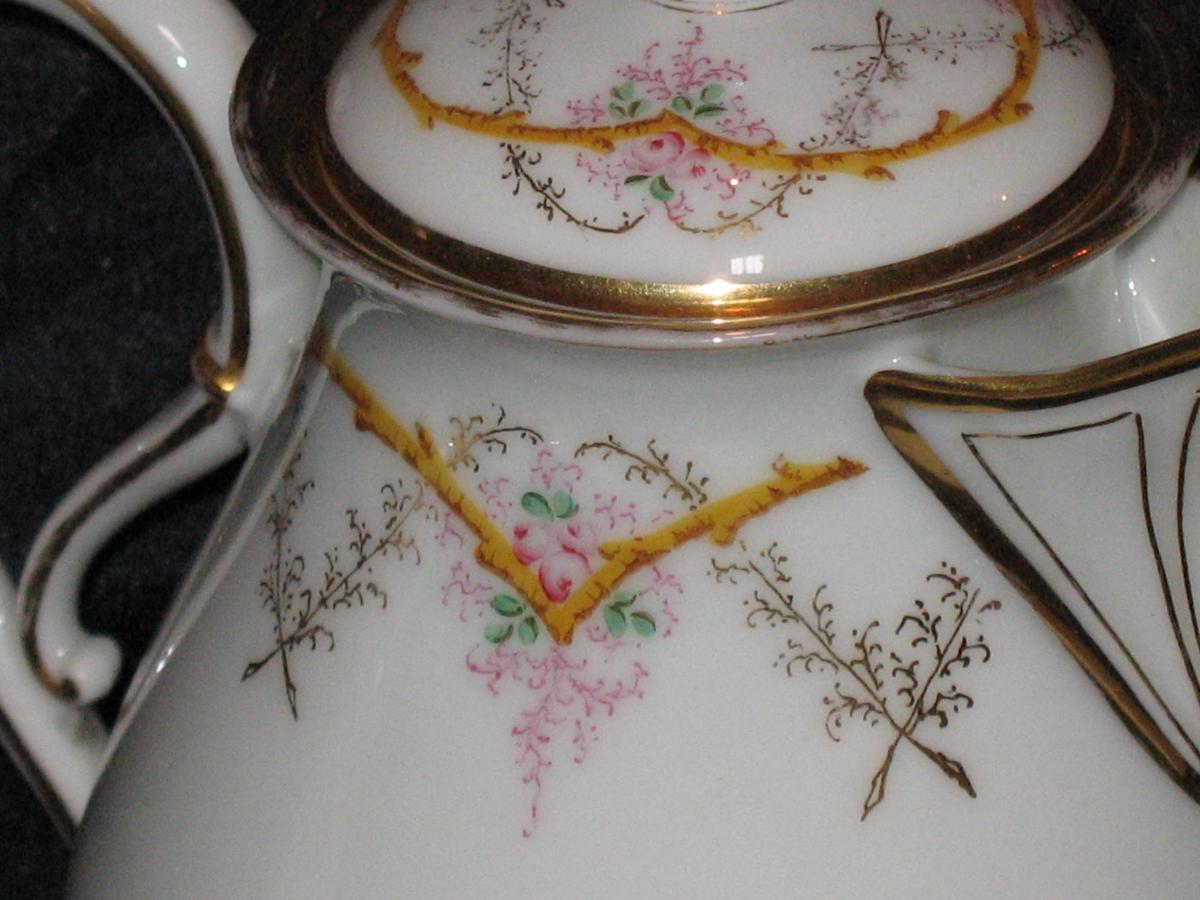 Limoges Tea Set By J. Pouyat-photo-4