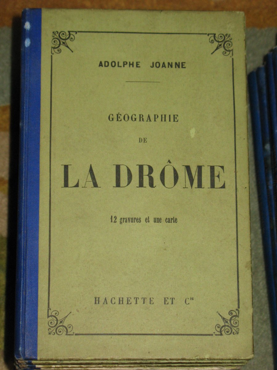 Ensemble de 69 livres sur les départements Français par A. Joanne époque 19ème-photo-1