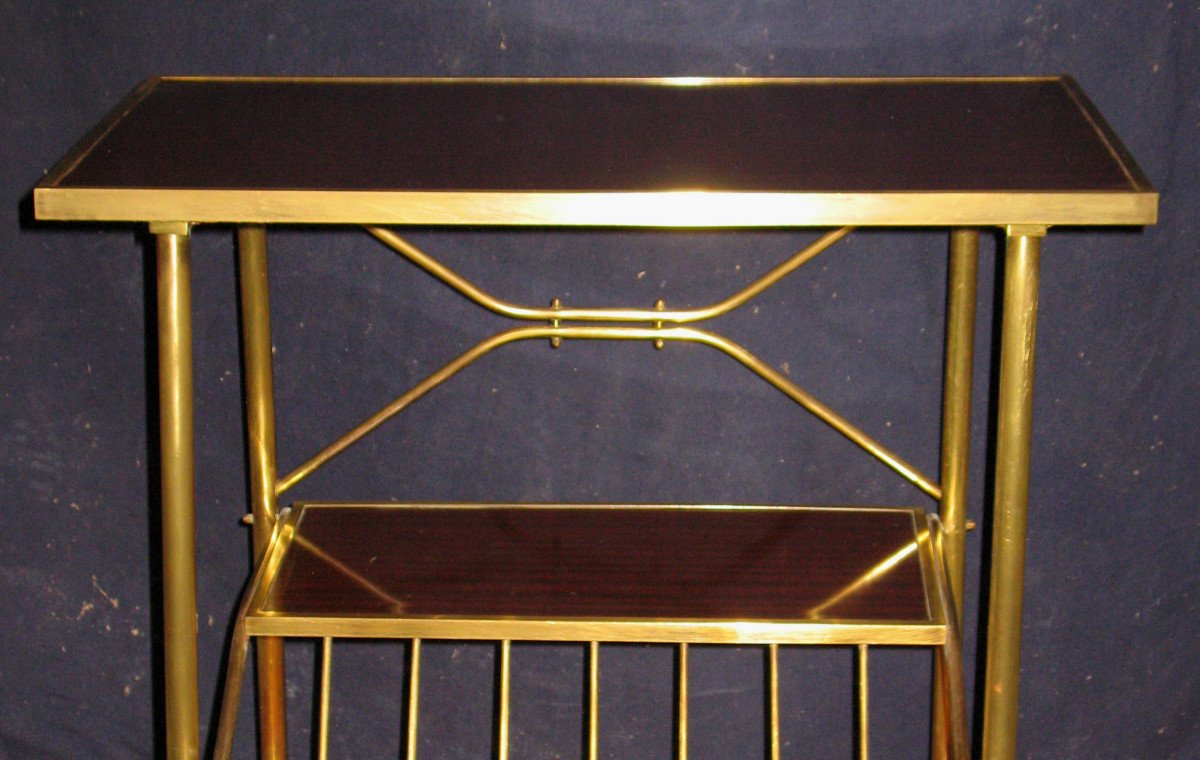 Serving Table With Magazine Rack 20th -photo-4