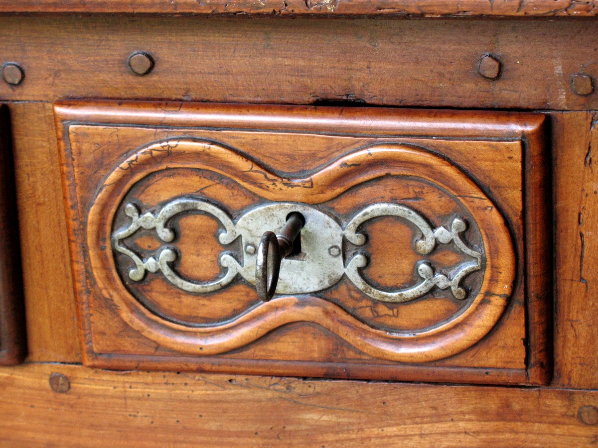 Regency Period Sideboard 2 Doors 3 Drawers Origin Saintonge 18th-photo-3