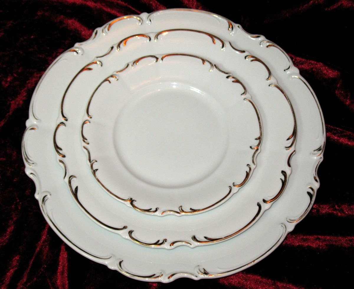 Service de table en porcelaine  de style Louis XV époque 20ème-photo-3