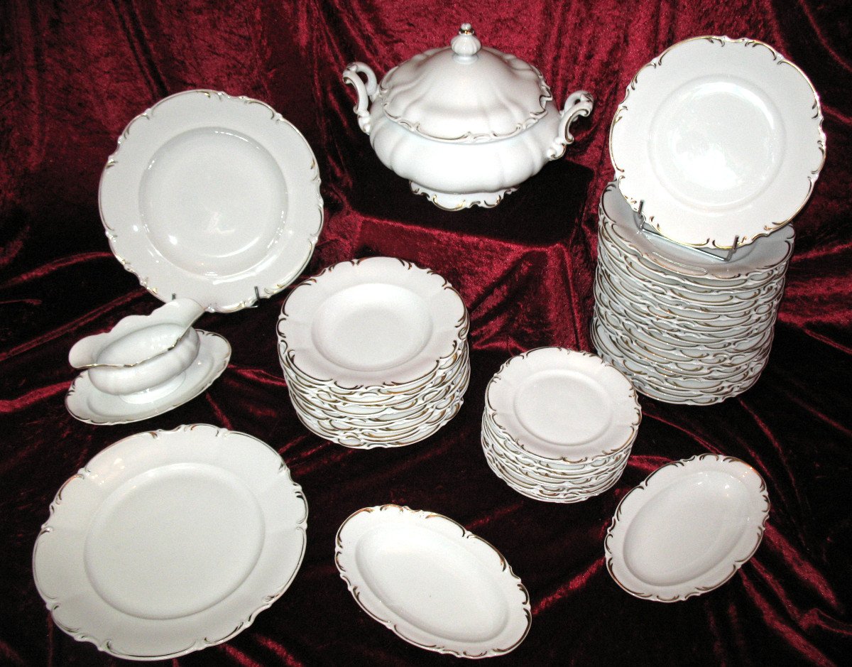 Louis XV Style German Porcelain Table Service