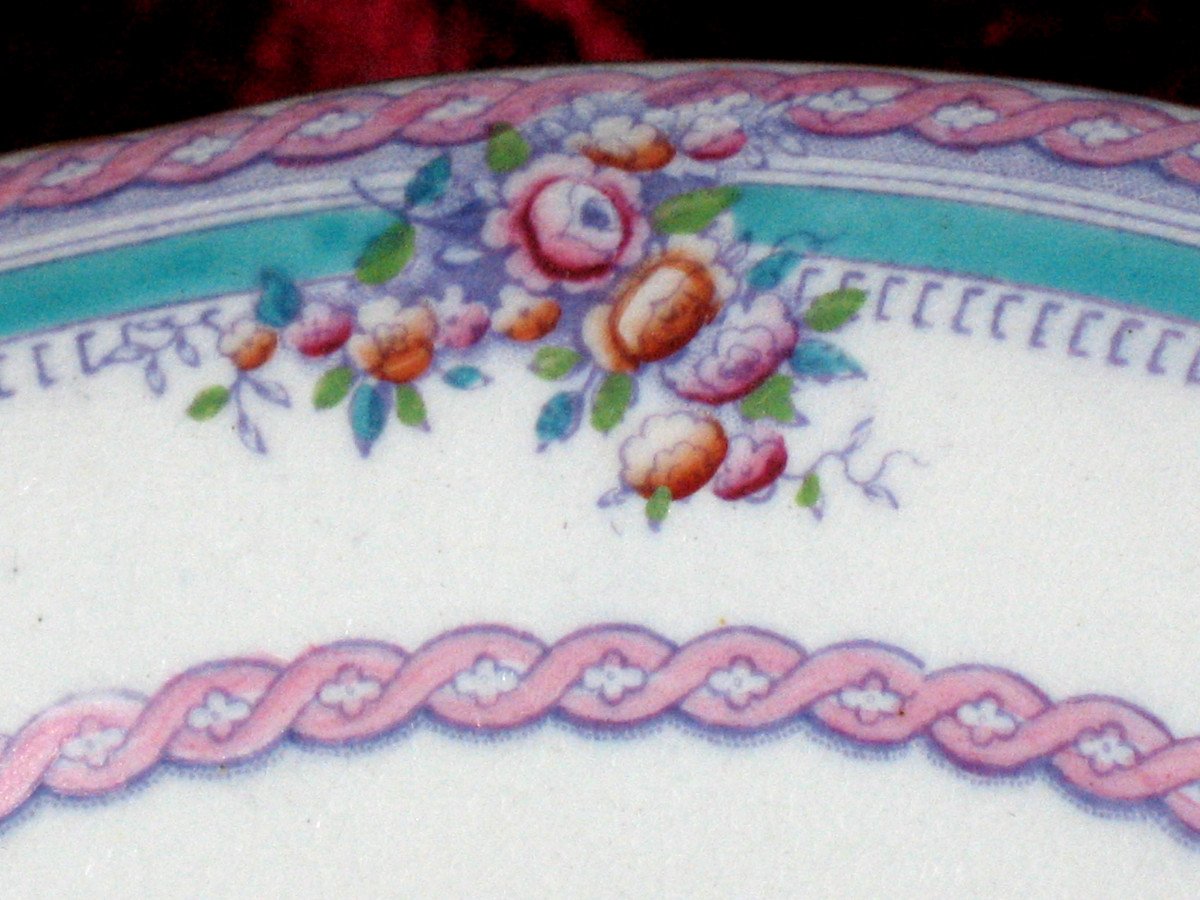 Dessert Service In English Earthenware 19th Time Decor By Minton-photo-1