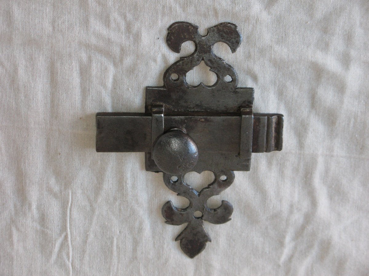 Collection Of 11 Wrought Iron Locks From The 18th Century-photo-6