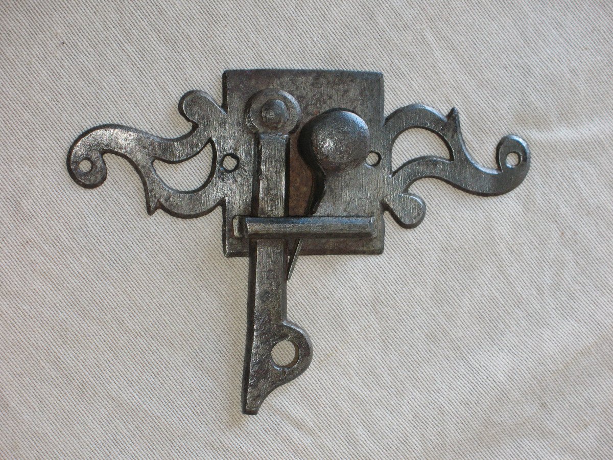 Collection Of 11 Wrought Iron Locks From The 18th Century-photo-7