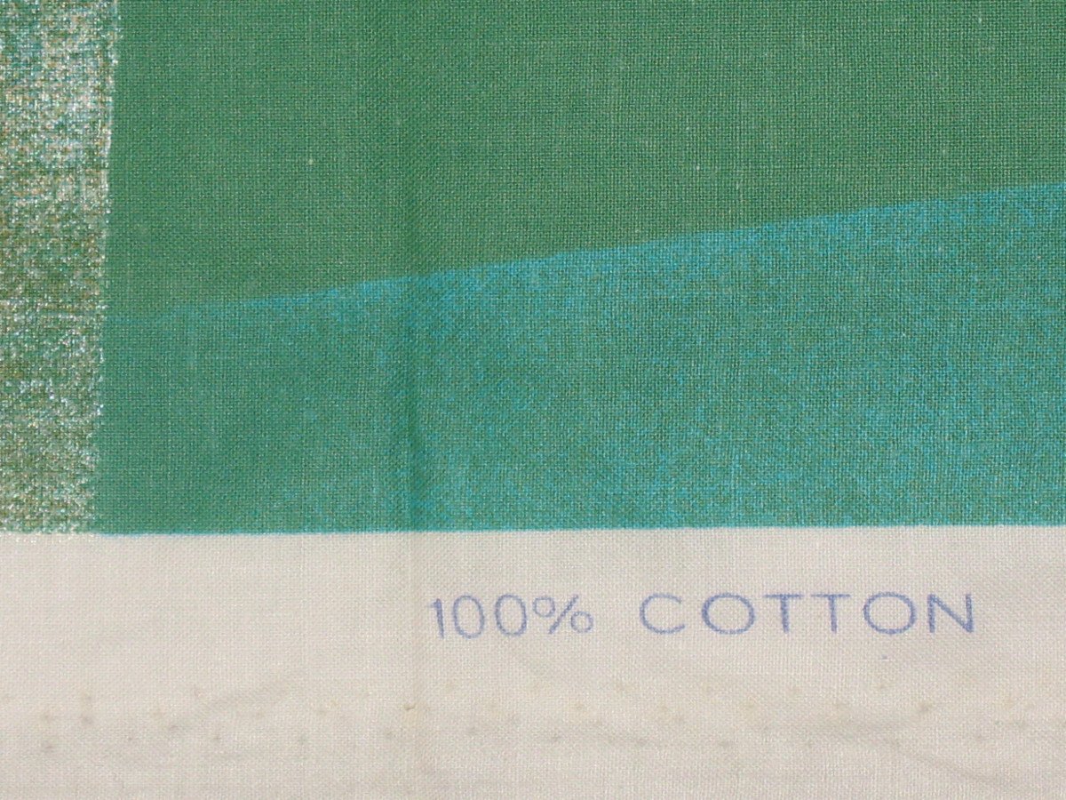 Grand tissu  époque Design  années 50 de  10 mètres de long-photo-6