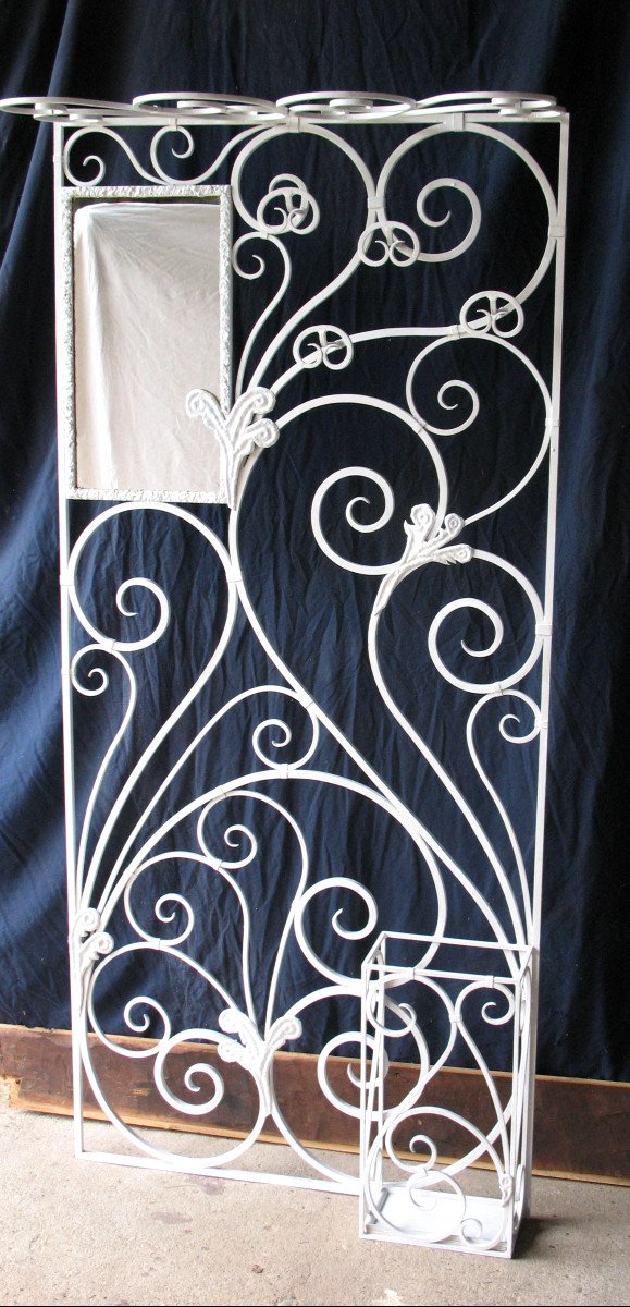 Wrought Iron Coat Rack-photo-1