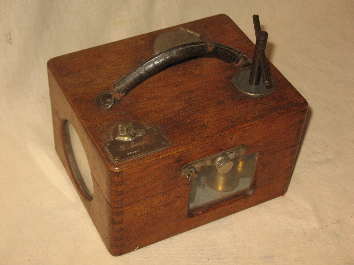 Printing Chronometer Recorder For Pigeon Fanciers In Its Original Box From The Early 20th Century-photo-3