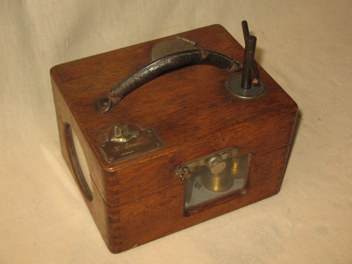 Printing Chronometer Recorder For Pigeon Fanciers In Its Original Box From The Early 20th Century-photo-6