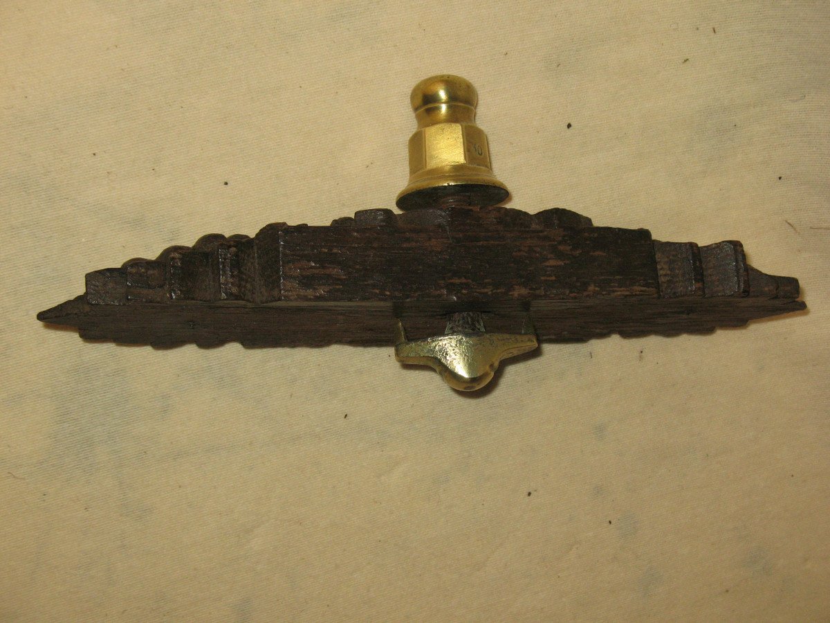 3 verrous ou clés de porte de foudre époque 18ème Art populaire Vendanges-photo-4