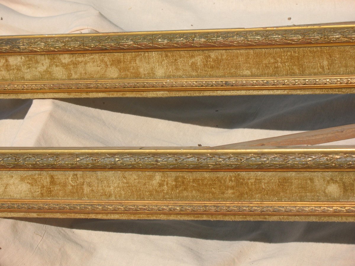 Pair Of Louis XVI Style Bed Valances Or Canopies, Late 19th Century-photo-2
