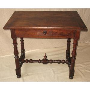 Petite table bureau  époque 18ème Origine Périgord