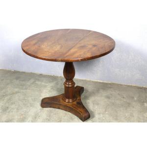 Empire Style Walnut Side Table, Early 19th Century 