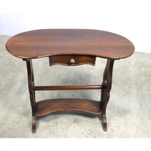 Table Rognon Table d'Appoint Table Volante De Salon En Noyer époque Charles X 19ème