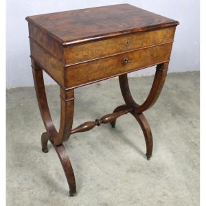 Mahogany Coffee Table, Charles X Period, 19th Century