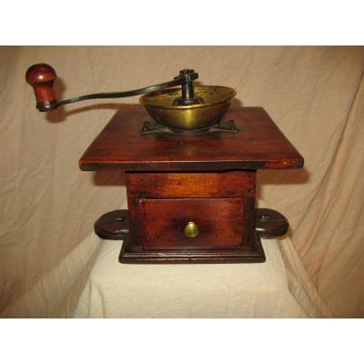 Large Coffee Mill In Walnut Late Eighteenth