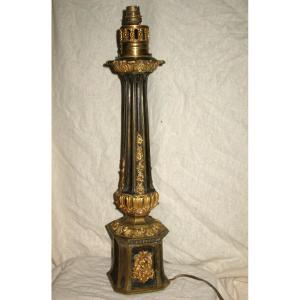 Lampe type Carcel en bronze époque Restauration 19ème