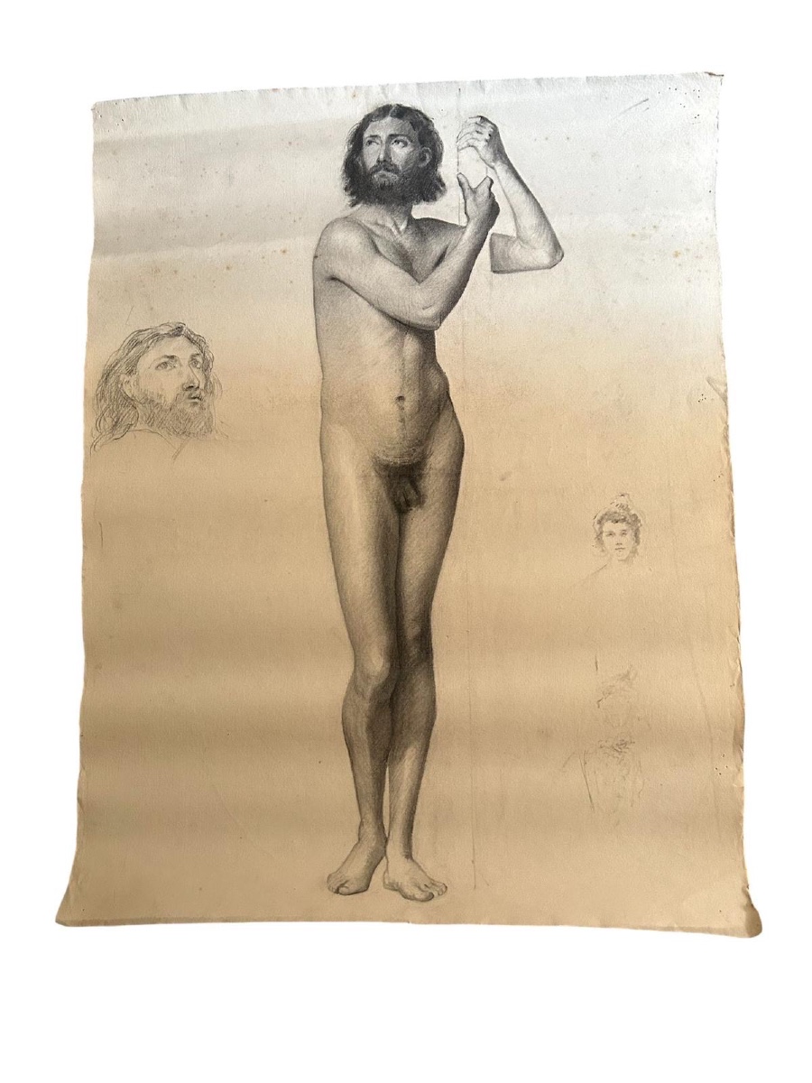 Nude Drawing Of A Man 
