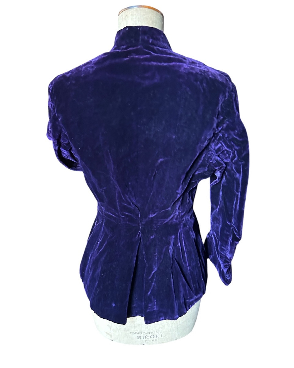 Caraco velours de soie-photo-2