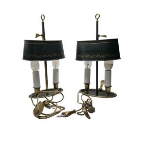 Pair Of Hot Water Bottle Lamps
