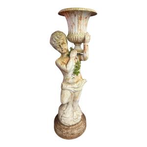 Antique Cast-iron Statue