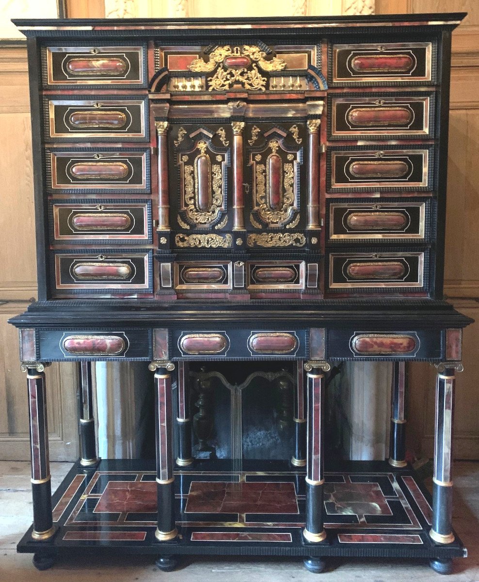 Cabinet d'Apparat Flandres ( Anvers )17° siècle -photo-2