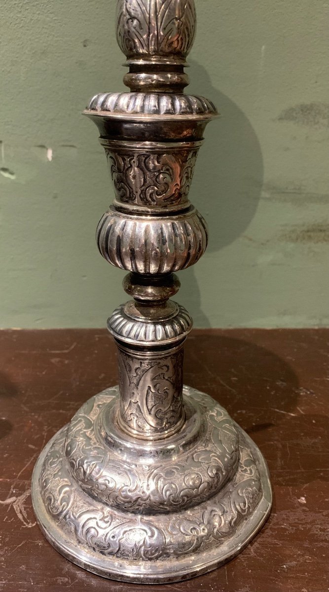 Pair Of Silver Candlesticks-photo-2