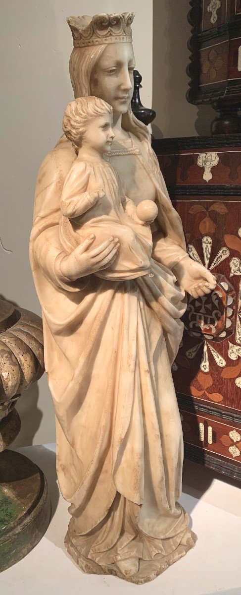 Large Virgin In Alabaster -photo-2