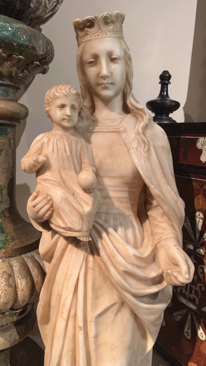 Large Virgin In Alabaster -photo-3