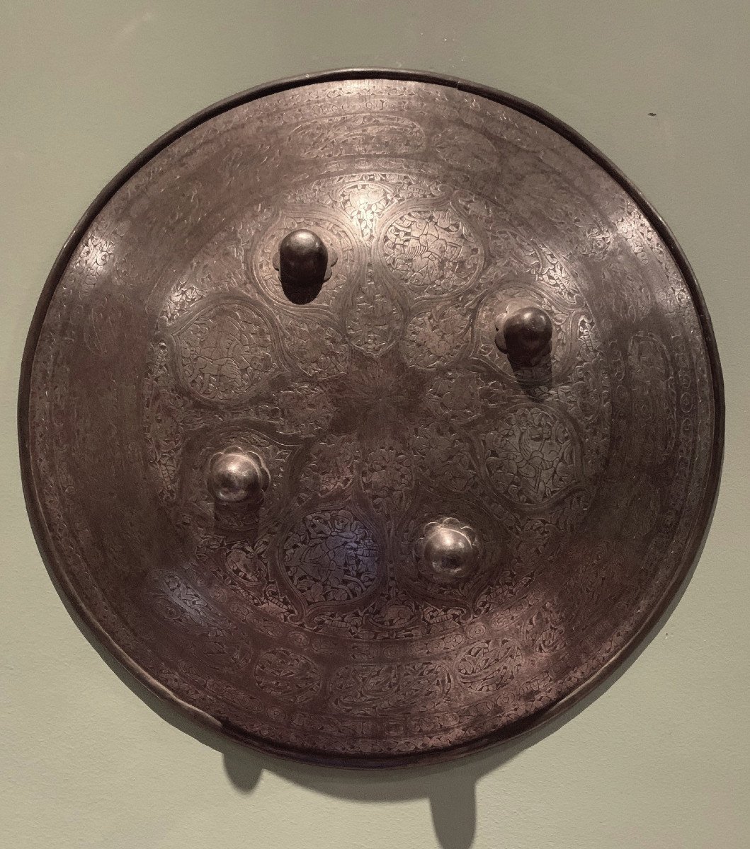 18th Century Indo-persian Shield-photo-4