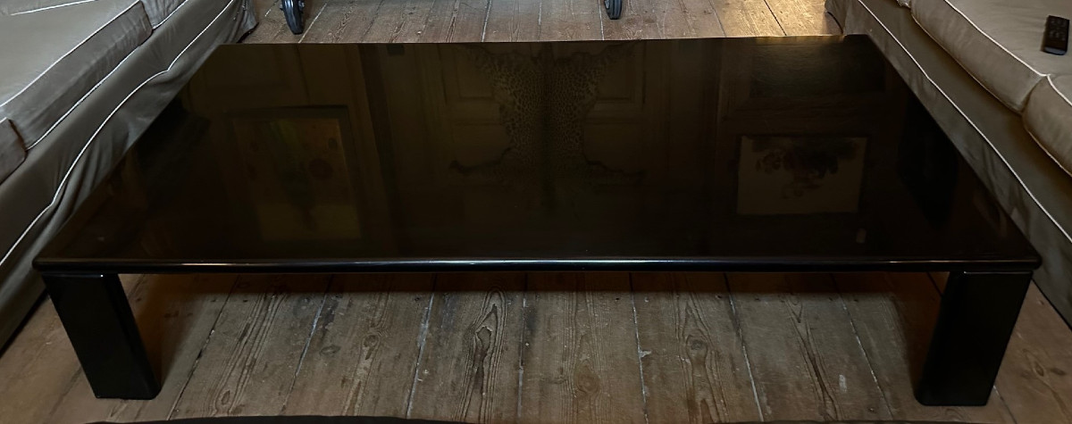 Table Basse En Bois Laqué Par Takahama -photo-4