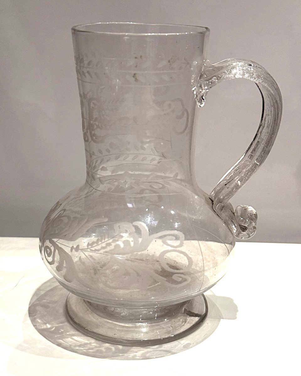 Verseuse verre XVIIIème