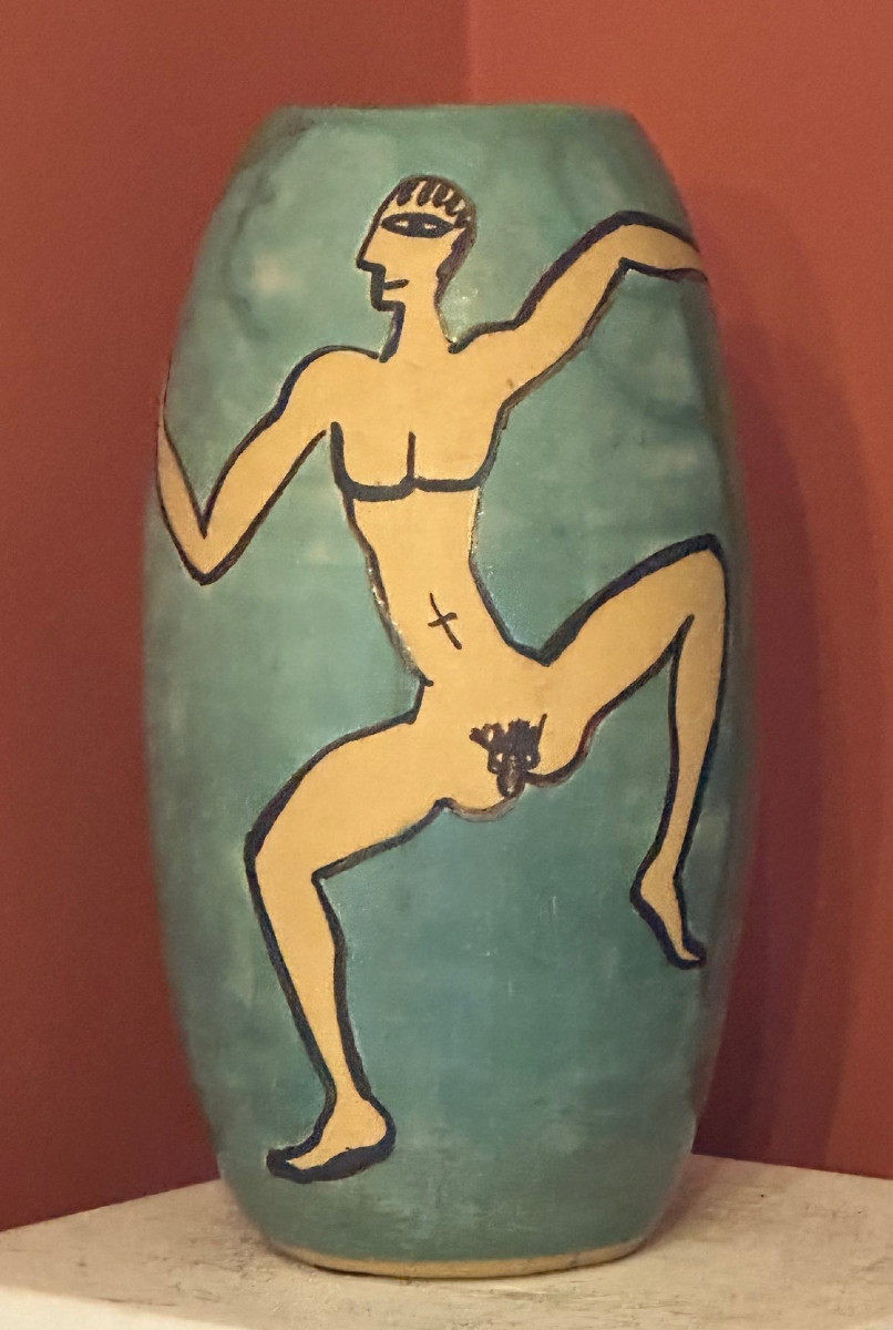 Ovoid Ceramic Vase-photo-2