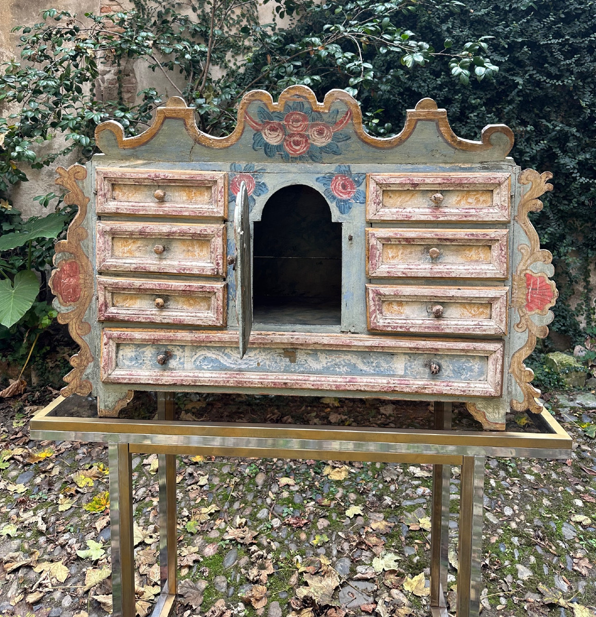 Paire de cabinets d'herboristerie-photo-2