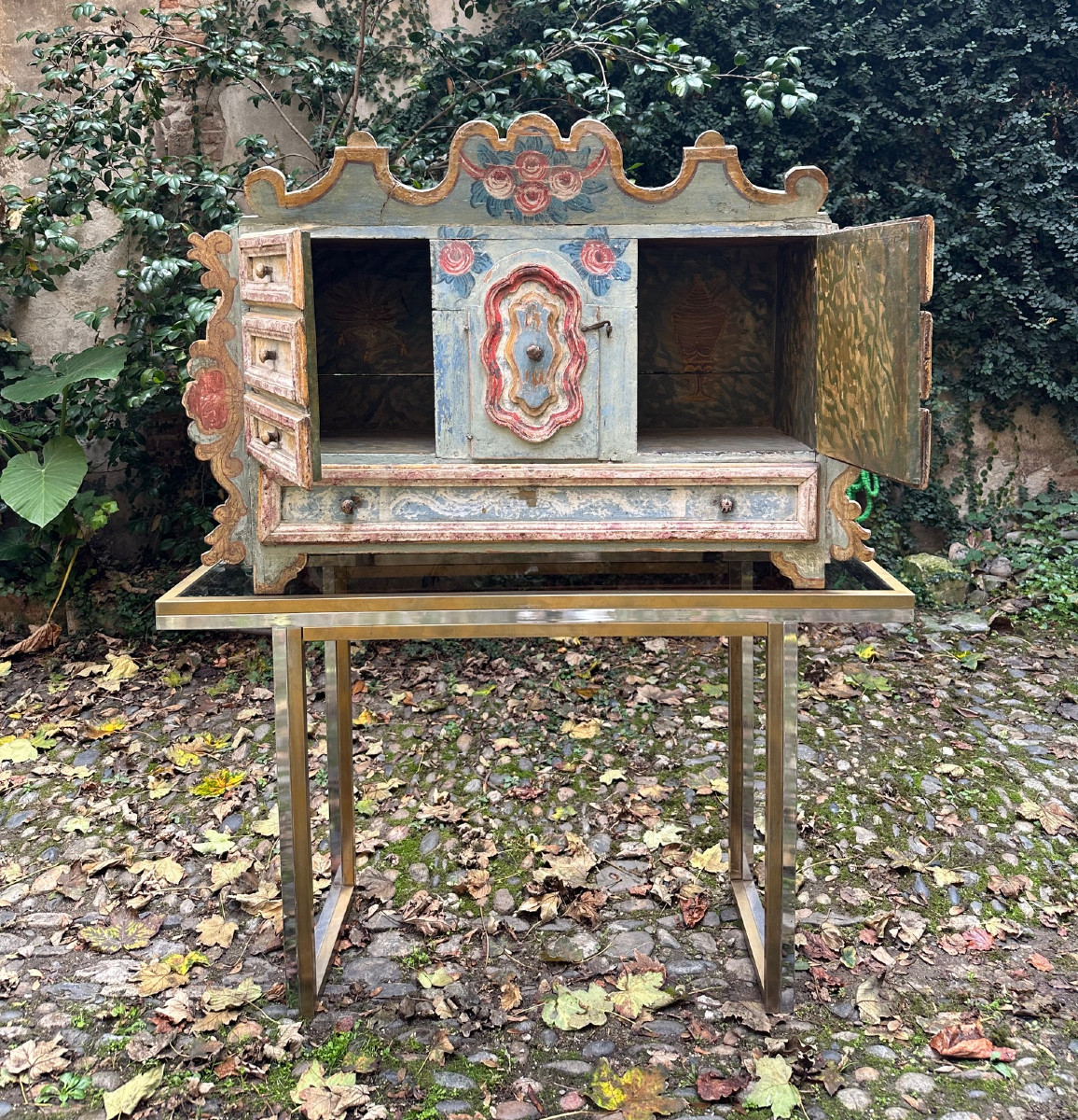 Paire de cabinets d'herboristerie-photo-3